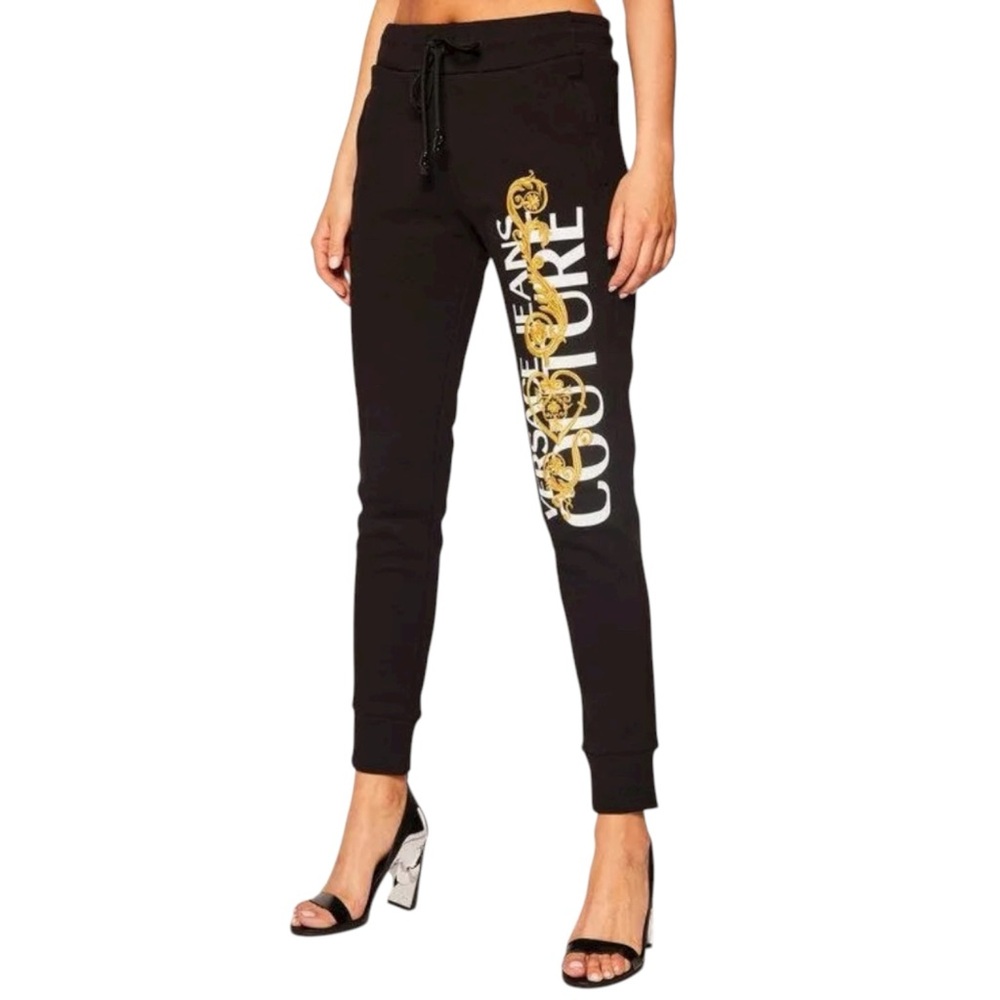 NWT Versace Jeans Couture Embroidered Sweatpants Joggers US Size S